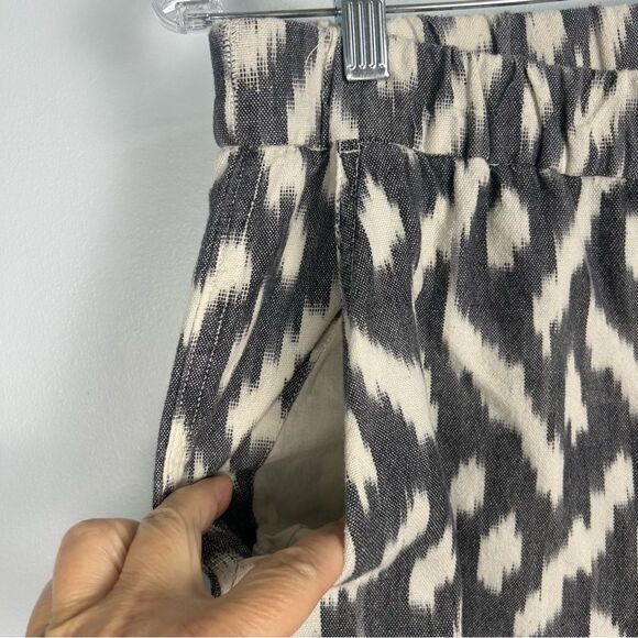 J. Crew Seaside Jogger Pant Ikat Print Pull-On Elastic Waist Pockets Cotton 10 - Picture 5 of 16